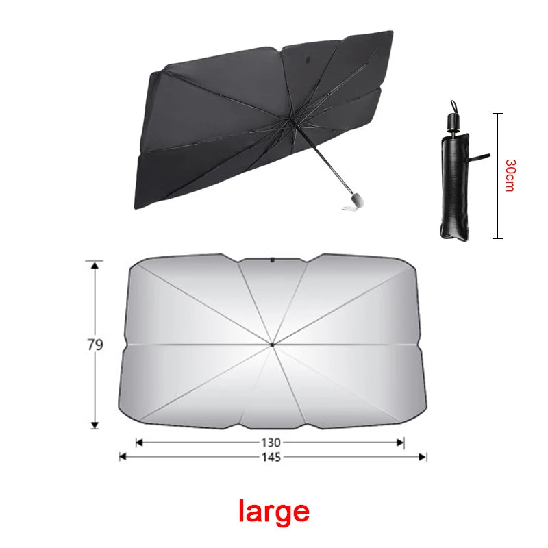 1PC Car sunshade Sun shield for car sunshade screen windshield umbrella front stop parking gear