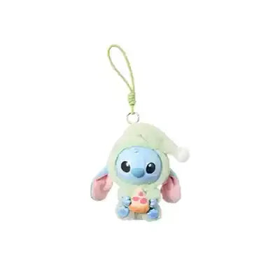 Stitch Eat Something Before Sleep Series Blind Box Plush Vinyl Toys Cute Doll Replica Mystery Box Bag Pendant Decor Gift